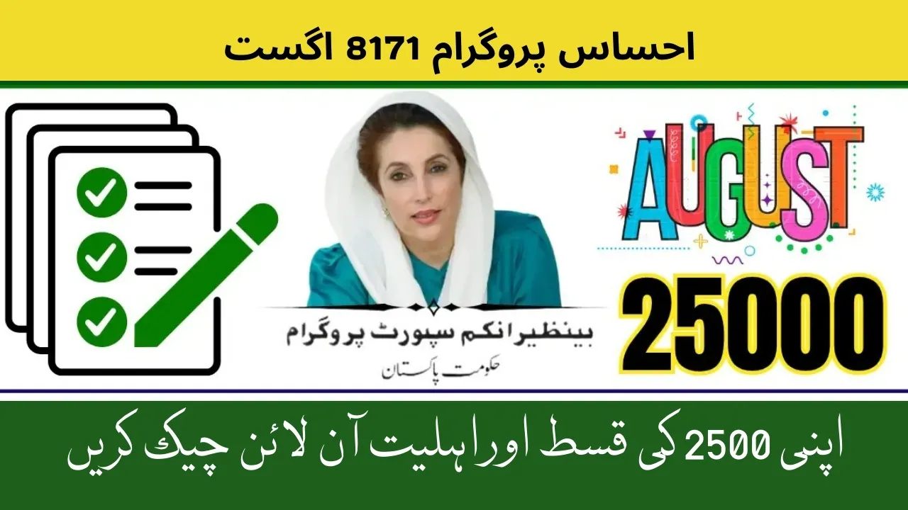 8171 Ehsaas Program Check CNIC Online Portal Guide 