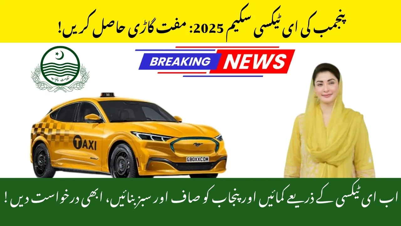 CM Punjab E-Taxi Scheme 2025: A New Green Future for Punjab